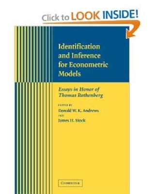 Identification and Inference for Econometric Models: Essays in Honor of Thomas J. Rothenberg